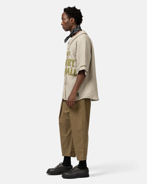 KAPITAL Combed Burberry Cotton EASY-BEACH-GO Pants Beige, Pants