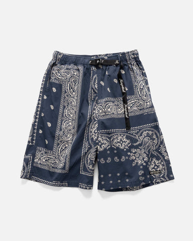KAPITAL Combed Burberry RAT BRAND Bandana Patchwork EASY Short Pants Aubergine, Shorts