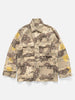 KAPITAL Cotton Herringbone CHOCO-CHIP Camo ARMY JKT Beige, Jackets