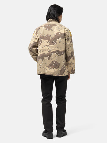 KAPITAL Cotton Herringbone CHOCO-CHIP Camo ARMY JKT Beige, Jackets