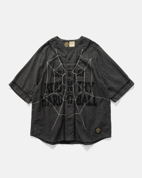 KAPITAL Cotton Wool GREAT KOUNTRY Baseball Shirt (KOUNTRY DREAM CATCH RAGLAN) Dark Gray, T-Shirts