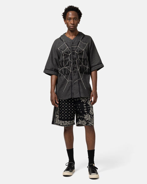 KAPITAL Cotton Wool GREAT KOUNTRY Baseball Shirt (KOUNTRY DREAM CATCH RAGLAN) Dark Gray, T-Shirts