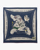 Kapital Fastcolor Selvedge Bandana (RAINSKULL NO WOMAN NO CRY) Navy, Accessories