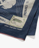 Kapital Fastcolor Selvedge Bandana (RAINSKULL NO WOMAN NO CRY) Navy, Accessories