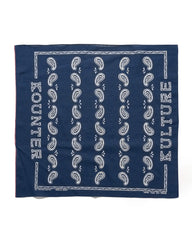 Kapital Fastcolor Selvedge Bandanna (KOUNTER KULTURE PECOS Paisley) Navy, Accessories