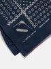 KAPITAL Fastcolor Selvedge Bandanna (Mirrored Fuji PROFILE RAINBOWY) Navy, Bandanas