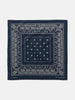 KAPITAL Fastcolor Selvedge Bandanna (ORIGAMI) Navy, Bandanas