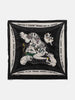 KAPITAL Fastcolor Selvedge Bandanna (RAINSKULL NO WOMAN NO CRY) Black, Bandanas