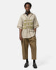 KAPITAL French Linen GREAT KOUNTRY Baseball Shirt Beige, T-Shirts