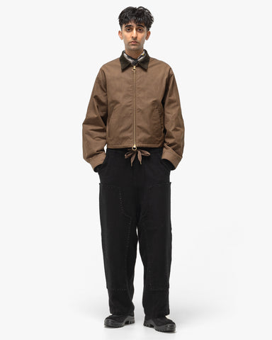 Kapital Fulling Wool CASA Pants Black, Bottoms