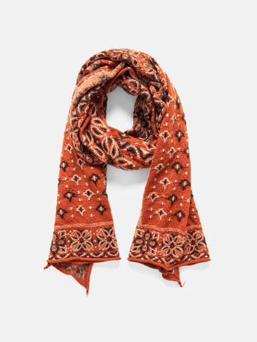 KAPITAL Fulling Wool Scarf Colorful BIG-MAMA Bandana Orange, Scarves