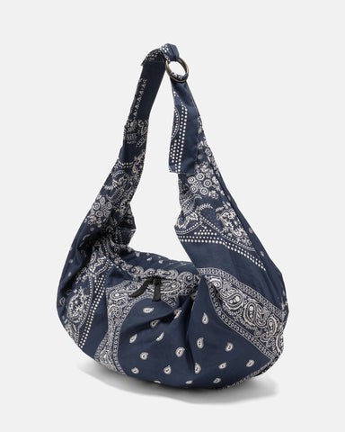 KAPITAL Gauze RAT BRAND Bandana Patchwork TRANSIT SNUFKIN Bag Aubergine, Shoulder Bags