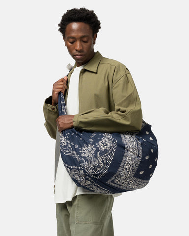 KAPITAL Gauze RAT BRAND Bandana Patchwork TRANSIT SNUFKIN Bag Aubergine, Shoulder Bags