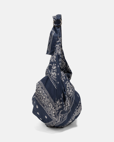 KAPITAL Gauze RAT BRAND Bandana Patchwork TRANSIT SNUFKIN Bag Aubergine, Shoulder Bags