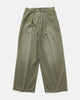 KAPITAL Herringbone FATIGUE Baggy Pants Khaki, Pants