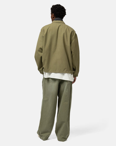 KAPITAL Herringbone FATIGUE Baggy Pants Khaki, Pants