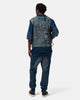 KAPITAL IDG Fleecy Knit SWT Pants (FUROSHIKI Embroidery) Indigo, Sweatpants