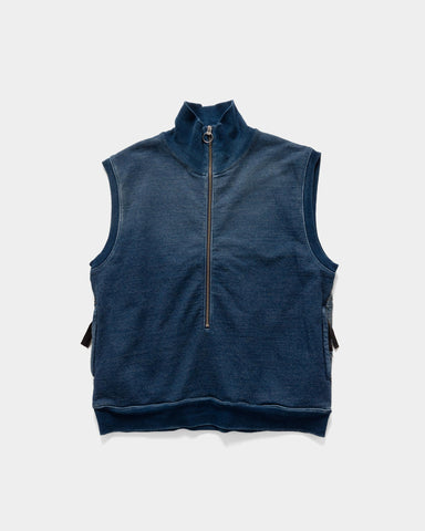 KAPITAL IDG SWT x BORO Half Vest Indigo, Vests