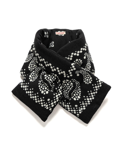 Kapital Linen Rayon Bandana KESA Scarf Black, Accessories