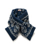 Kapital Linen Rayon Bandana KESA Scarf Navy, Accessories