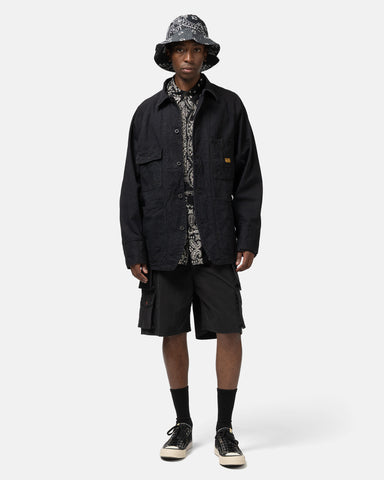 KAPITAL Rip Stop NAM Shorts Black, Shorts
