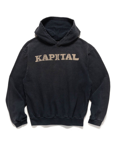 Kapital SWT Knit Hoodie (SPEAKEASY KAPITAL) Black, Sweaters