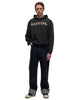 Kapital SWT Knit Hoodie (SPEAKEASY KAPITAL) Black, Sweaters