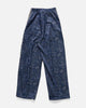 KAPITAL Smooth Jersey COOKIE Bandana Baggy Track Pants Navy, Pants
