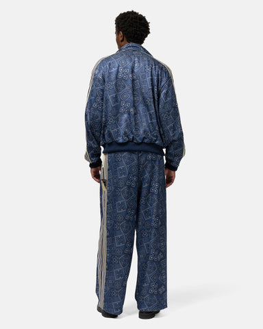 KAPITAL Smooth Jersey COOKIE Bandana Track JKT Navy, Jackets