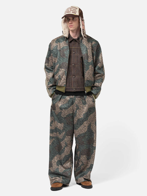 KAPITAL Smooth Jersey RAIN Camo Baggy Track Pants Rain Camo, Track Pants