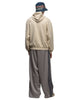 Kapital Smooth Jersey Stantman&Woman Super Baggy Truck Pants (Banner Stripe) Gray, Bottoms