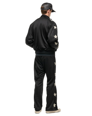 Kapital Smooth Jersey Stantman&woman Track Pants Black, Bottoms