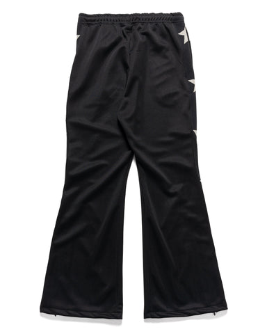 Kapital Smooth Jersey Stantman&woman Track Pants Black, Bottoms