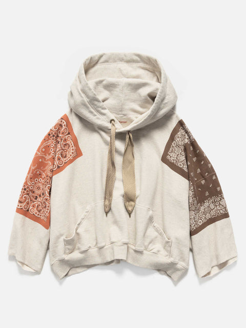 KAPITAL TOP SWT Knit Bandana DEVIL HOODIE Brown, Hoodies