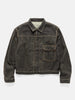KAPITAL Twill Aging-Wool 1st JKT Fade Charcoal, Denim Jackets