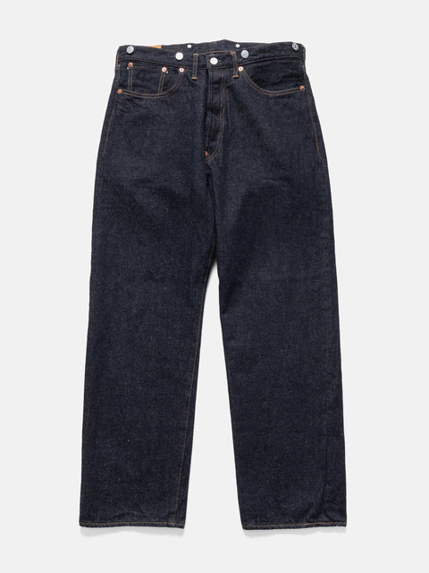 KAPTAIN SUNSHINE 1930 Straight Denim Pants Indigo One Wash, Jeans