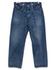 KAPTAIN SUNSHINE 1930 Straight Denim Pants Indigo Vintage Wash, Bottoms