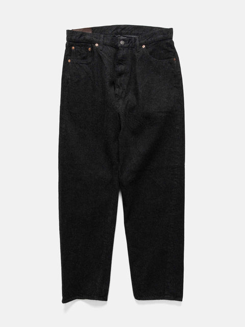 KAPTAIN SUNSHINE 5P Zipper Front Denim Pants Black One Wash, Jeans