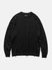 KAPTAIN SUNSHINE All Silk Crewneck P/O Black, Sweatshirts