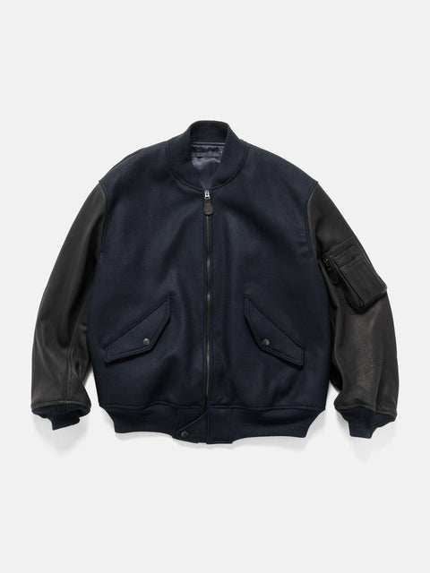 KAPTAIN SUNSHINE Bomber Jacket Navy, Bomber Jackets
