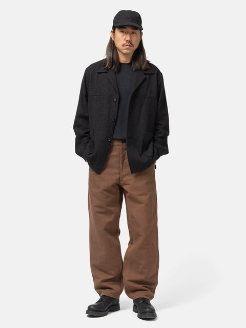 Kaptain-Sunshine-Cashmere-Shirt-Jacket-Top-Charcoal-2