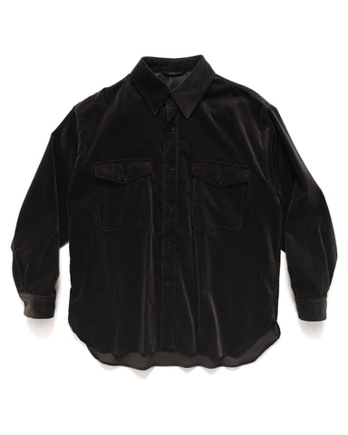 KAPTAIN SUNSHINE Corduroy C.P.O Shirt Jacket Charcoal, Outerwear