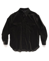 KAPTAIN SUNSHINE Corduroy C.P.O Shirt Jacket Charcoal, Outerwear