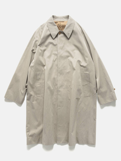KAPTAIN SUNSHINE Cotton Covert Gabardine Walker Coat Taupe, Coats