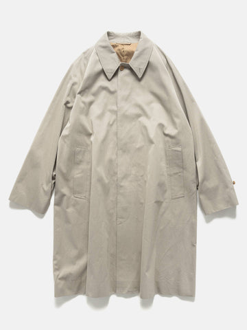 KAPTAIN SUNSHINE Cotton Covert Gabardine Walker Coat Taupe, Coats