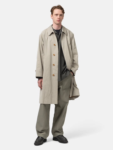 KAPTAIN SUNSHINE Cotton Covert Gabardine Walker Coat Taupe, Coats