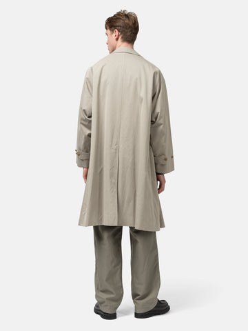 KAPTAIN SUNSHINE Cotton Covert Gabardine Walker Coat Taupe, Coats