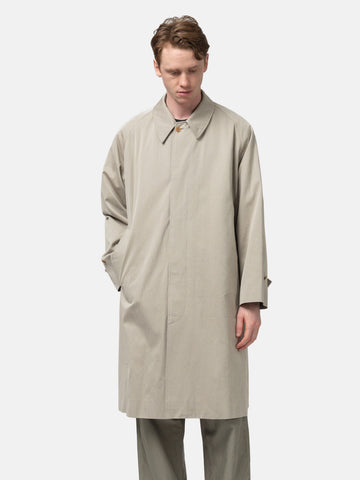 KAPTAIN SUNSHINE Cotton Covert Gabardine Walker Coat Taupe, Coats