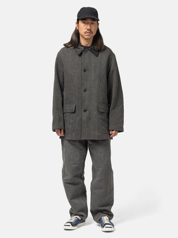 Kaptain-Sunshine-Cotton-Hemp-Work-Coat-Sumi-2