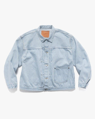 KAPTAIN SUNSHINE Denim Tracker 2P Jacket Indigo Ice Wash, Outerwear